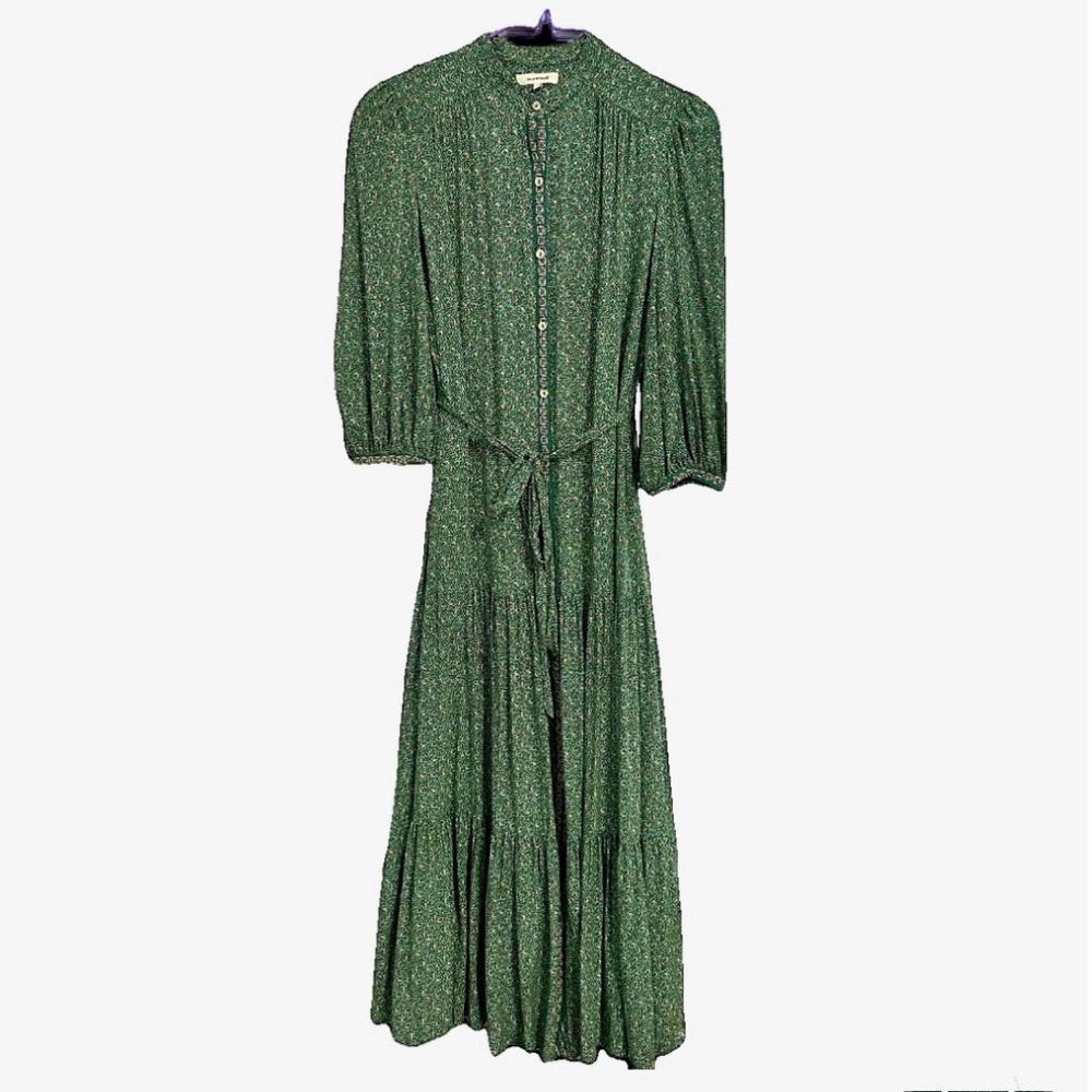 Max Studio Green Midi Dress